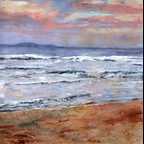 Evening glow Park Beach